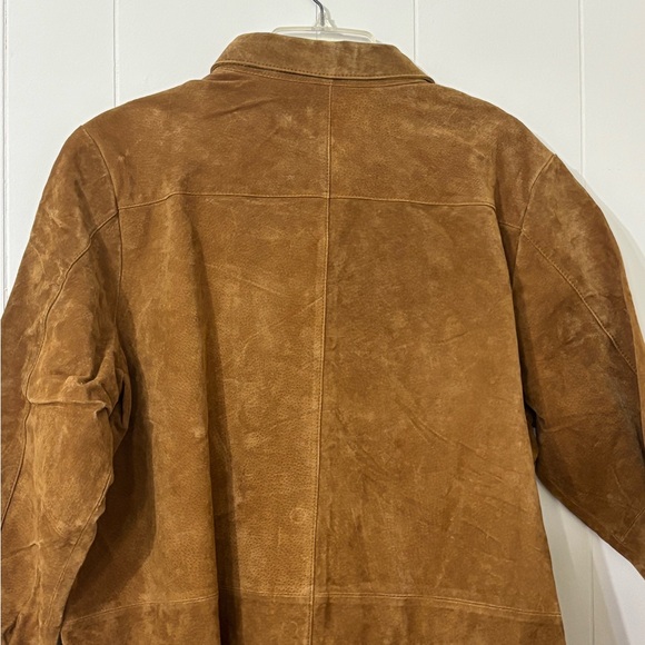 Allison Woods Suede Vintage 90s Button Down Western Jacket Size XL NWOT - Picture 3 of 15